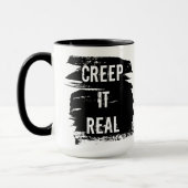 Creep It Real Funny Halloween Tasse (Links)