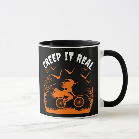 CREEP IT REAL FUNNY SARCASM TASSE (Rechts)