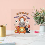 Creep It Real Halloween Clown Acrylschild (Hochzeit)