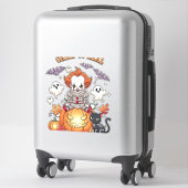 Creep It Real Halloween Clown Aufkleber (Koffer)