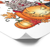 Creep It Real Halloween Clown Poster (Ecke)