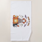 Creep It Real Halloween Clown Strandtuch (Vorderseite)