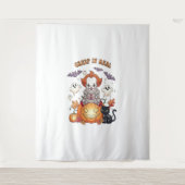 Creep It Real Halloween Clown Wandteppich (Vorderseite)