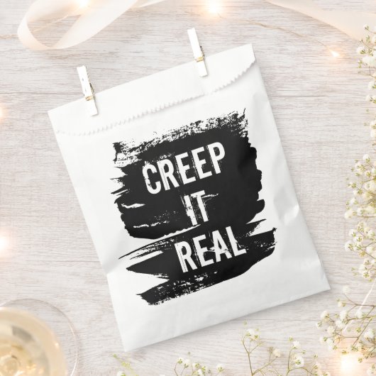 Creep it Real Halloween Geschenktütchen (Ausgeschnitten)