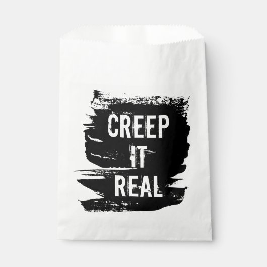 Creep it Real Halloween Geschenktütchen (Vorderseite)