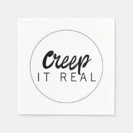 Creep It Real Halloween Party Serviette