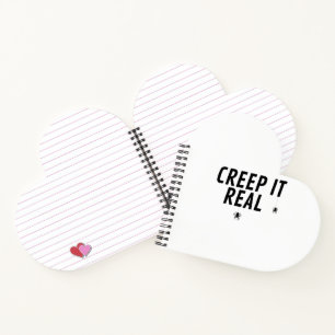Creep It Real Halloween Schürze Notizblock