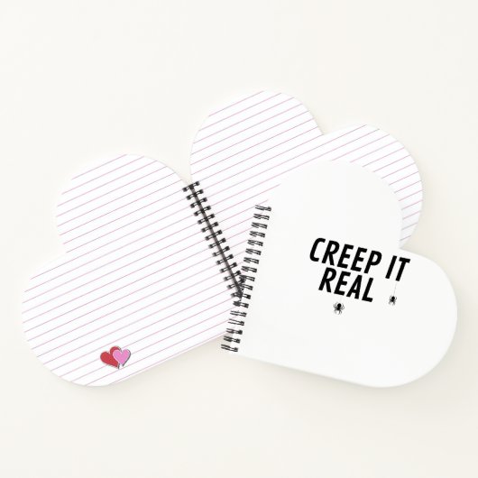 Creep It Real Halloween Schürze Notizblock (Innenseite)