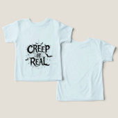 Creep It Real Halloween Shirt (Design Vorderseite & Rückseite)