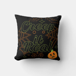 Creep It Real Halloween T-Shirt Kissen