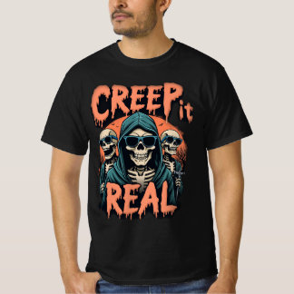 Creep it Real Halloween-Tag Horror Vibes Men T-Shirt
