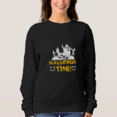 Creep It Real Happy Halloween Time Sweatshirt (Vorderseite)