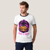 Creep it Real, Horror Halloween Illustration T-Shirt (Vorne ganz)
