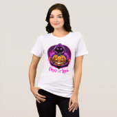 Creep it Real, Horror Halloween Illustration Tri-Blend Shirt (Vorderseite voll)