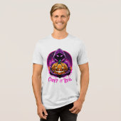 Creep it Real, Horror Halloween Illustration Tri-Blend Shirt (Vorderseite voll)