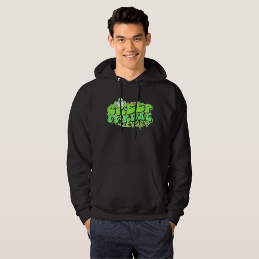 CREEP IT REAL lustig halween Hoodie (Vorne ganz)