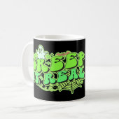 CREEP IT REAL lustig halween Kaffeetasse (Vorderseite Links)