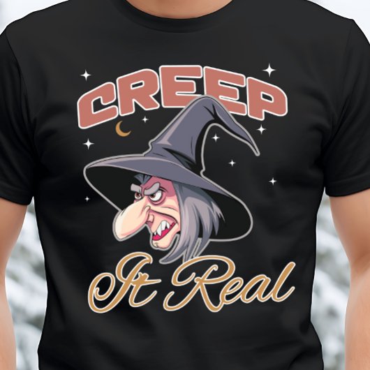 Creep it Real Matching Spooky Modernes Halloween T-Shirt