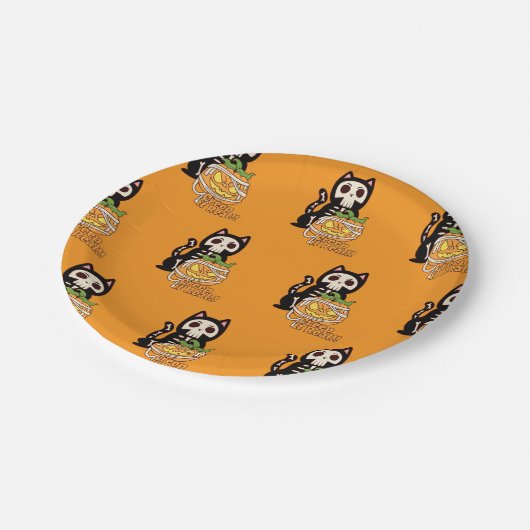 🎃 Creep It Real! 🐾 Pappteller (Schrägansicht)