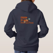 Creep It Real, Paw Edition - Funny Halloween Pet Hoodie (Rückseite)