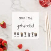 Creep it Real Serviette (Beispiel)