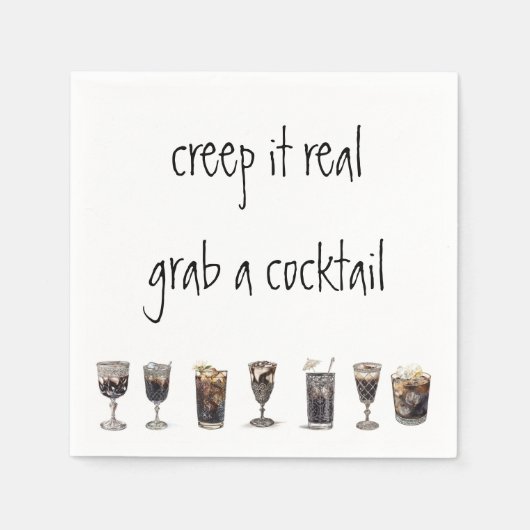 Creep it Real Serviette (Vorderseite)