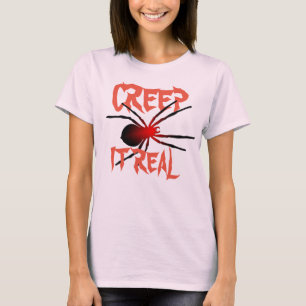 Creep It Real Spookoky Halloween T - Shirt Design