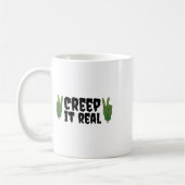 Creep It Real Zombie Hand Halloween Zombie Kaffeetasse (Links)