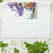 Creep It Slow � Cute Sloth Halloween Shirt  Funny  Geschirrtuch (Gefaltet)