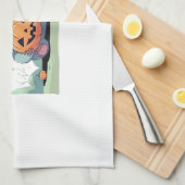 Creep It Slow � Cute Sloth Halloween Shirt  Funny  Geschirrtuch (Viertel Falte)