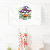 Creep It Slow - Niedliches Halloween Sloth Shirt m Banner (Insitu)