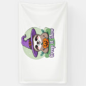 Creep It Slow - Niedliches Halloween Sloth Shirt m Banner (Vertikal)