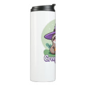 Creep It Slow - Niedliches Halloween Sloth Shirt m Thermosbecher (Nach links gedreht)