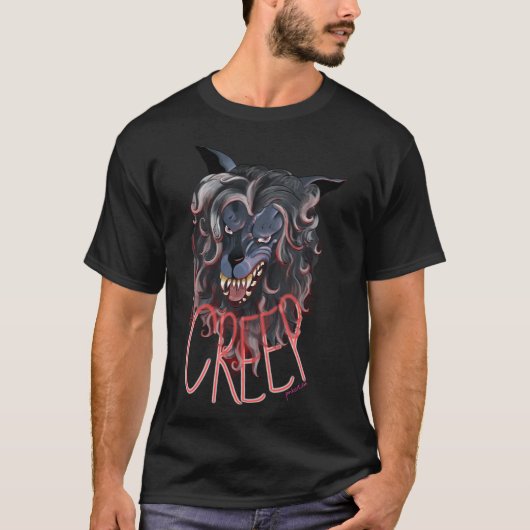 Creep Peachfuzz Werewolf Mask Essential T - Shirt (Vorderseite)