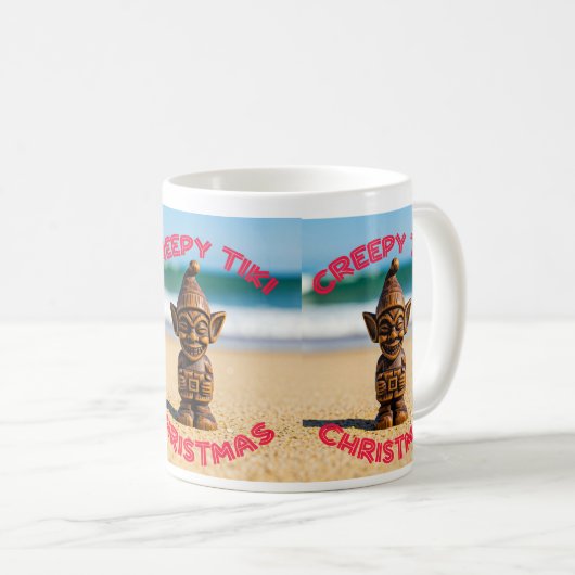 Creep Tiki Christmas Tasse (VorderseiteRechts)