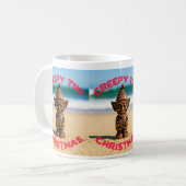 Creep Tiki Christmas Tasse (Vorderseite Links)