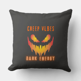 Creep Vibes Dark Energy _ Trendy Horror Streetwear Kissen