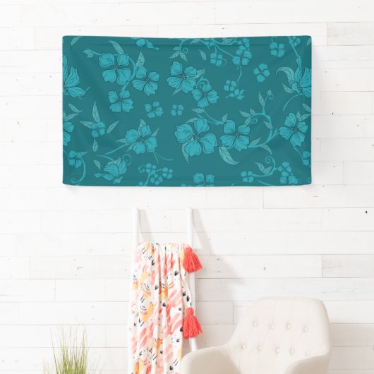 Creepe-Blume Muster 2 Banner (Insitu)