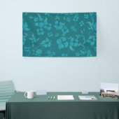 Creepe-Blume Muster 2 Banner (Messeveranstaltung)