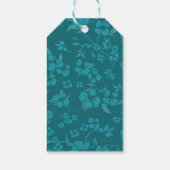 Creepe-Blume Muster 2 Geschenkanhänger (Rückseite)