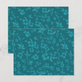 Creepe-Blume Muster 2 Mitteilungskarte (Vorne/Hinten)