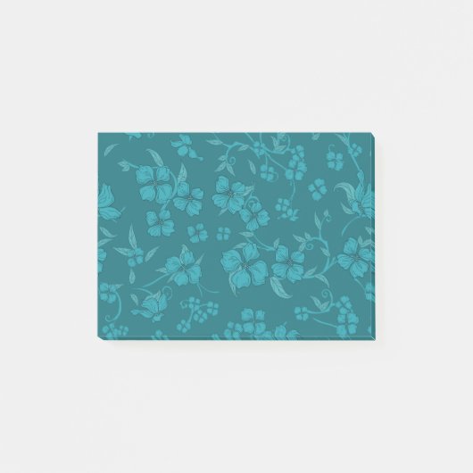 Creepe-Blume Muster 2 Post-it Klebezettel (Vorderseite)