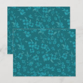 Creepe-Blume Muster 2 Postkarte (Vorne/Hinten)