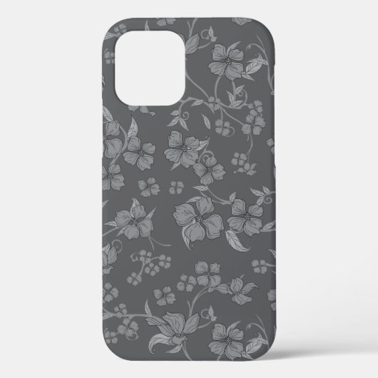 Creepe-Blume Muster 3 Case-Mate iPhone Hülle (Rückseite)