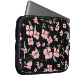 Creepe-Blume Muster 5 Laptopschutzhülle (Vorne Rechts)