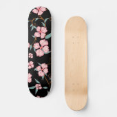 Creepe-Blume Muster 5 Skateboard (Vorderseite)