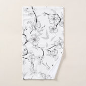 Creepe-Blume Muster 7 Badhandtuch Set (Handtuch)