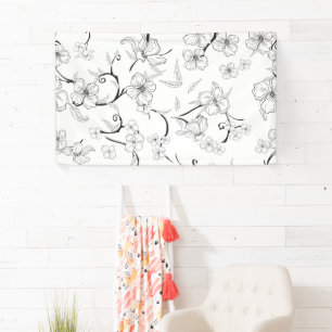 Creepe-Blume Muster 7 Banner