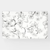 Creepe-Blume Muster 7 Banner (Horizontal)