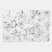 Creepe-Blume Muster 7 Geschirrtuch (Horizontal)